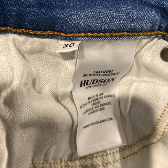 Hudson Super Skinny Cuffed Crop Jean 30 - Picture 8 of 11